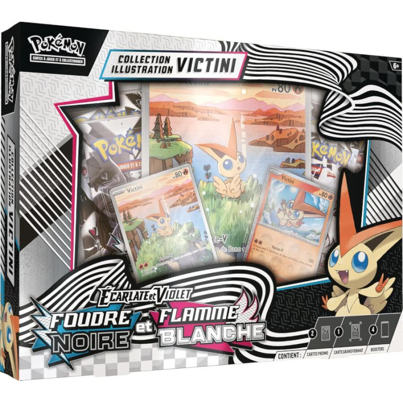 Coffret Collection Illustration Victini Foudre Noire & Flamme Blanche - FR