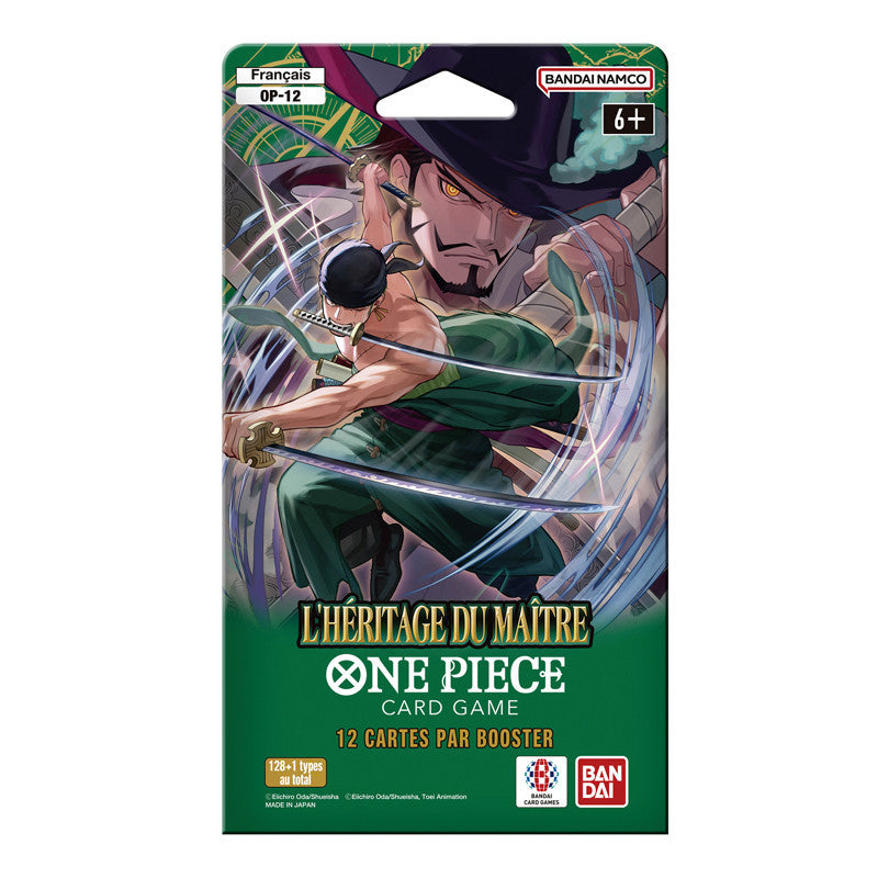 One Piece Le Jeu de Cartes - OP12 L'heritage du Maitre - Blister Booster FR