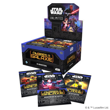 Star Wars Unlimited : Ombres de la Galaxie - Boîte de 24 Boosters