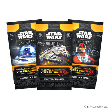 Star Wars Unlimited : Passage en Vitesse Lumière - Boite de 24 Boosters